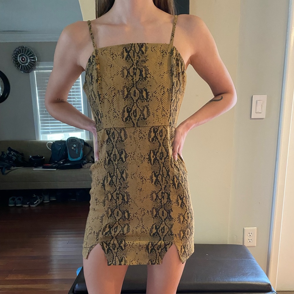 Snake Skin Mini dress